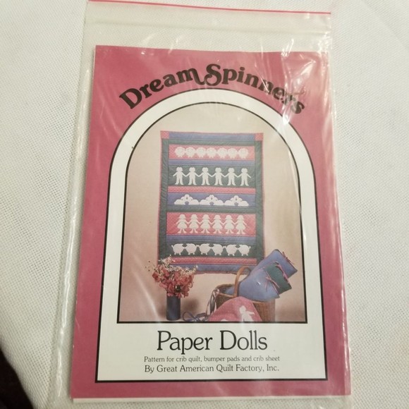 1984 Dream Spinner Paper Dolls quilt patterns Pat039 - Picture 2 of 4